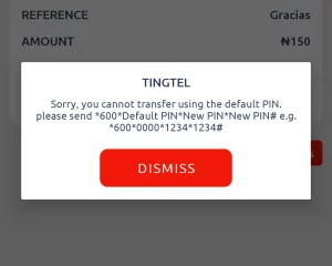 How to convert Airtime into cash Default pin Error