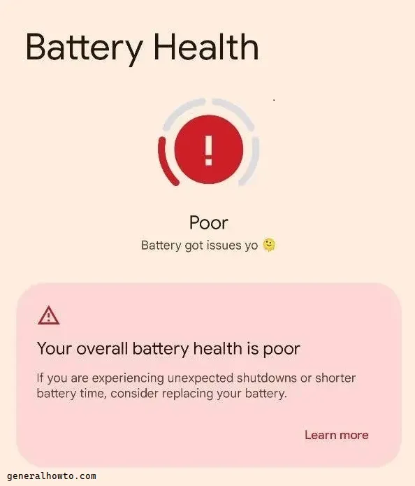 checking Battery Health before buying used phone